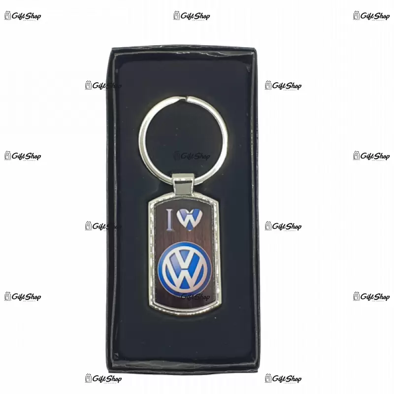 Volkswagen, breloc din metal cu mesaj